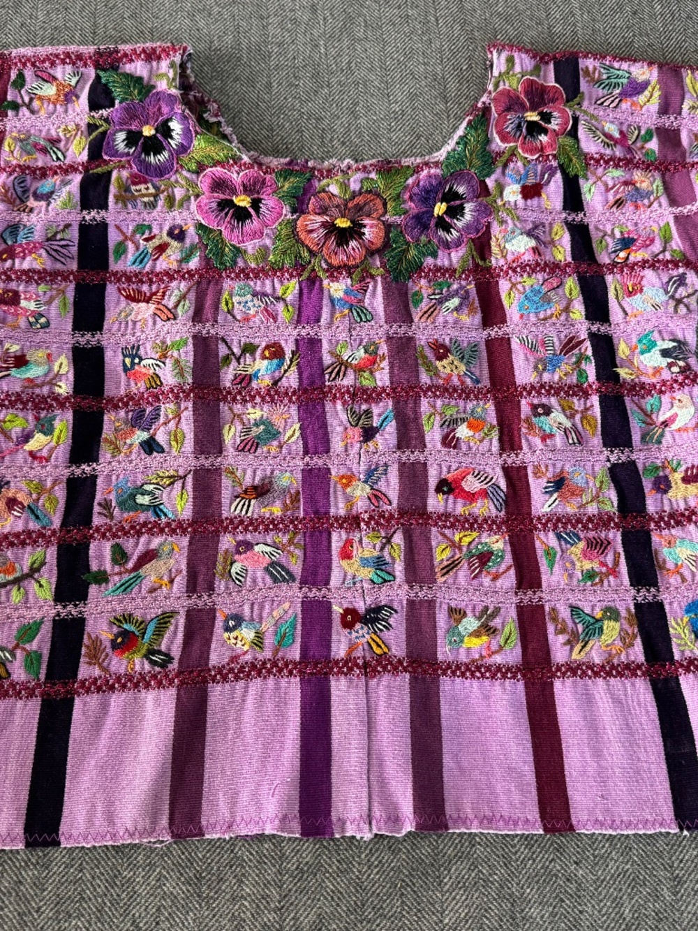 NWT, ARLOOM, ARTISAN EMBROIDERED HUIPIL/TOP